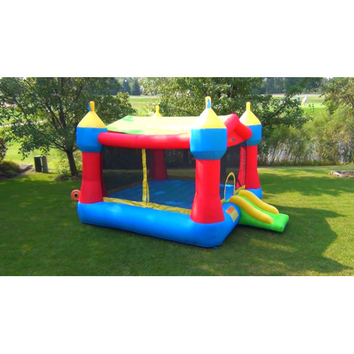 Bounceland Inflatable 13' x 16' Bounce House Slide and Air Blower